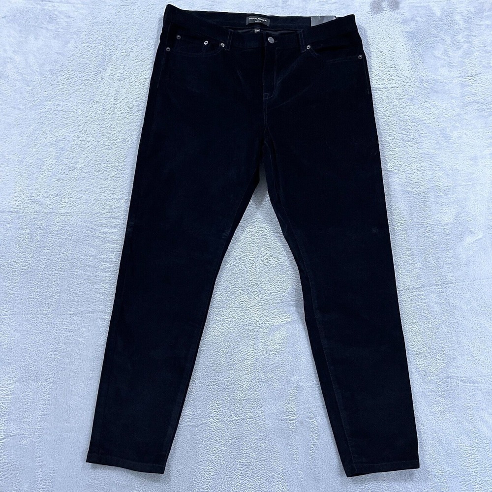 Banana Republic Pants Women's 32‎ 14R Skinny Fit Velvet Mid Rise Cotton Blend